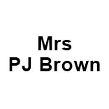 Mrs PJ Brown